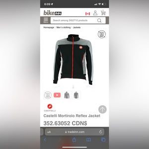 Castelli Mortirolo Reflex Jacket